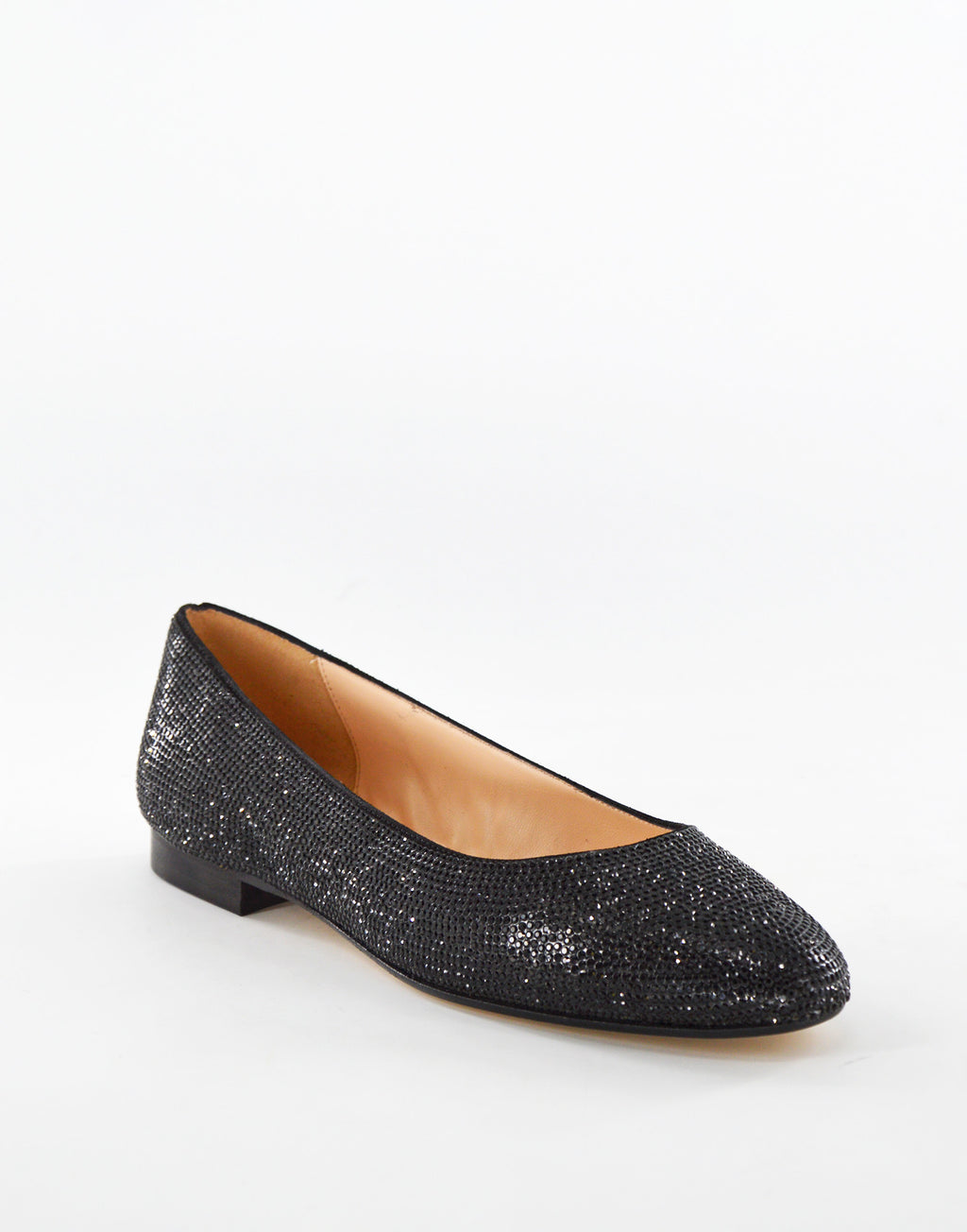 DOUUOD Ballerine in Crsytal Nere