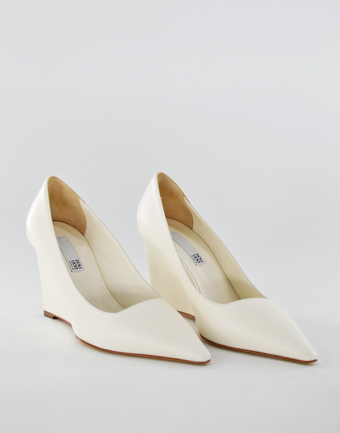 DOUUOD Decollete in Nappa con Zeppa