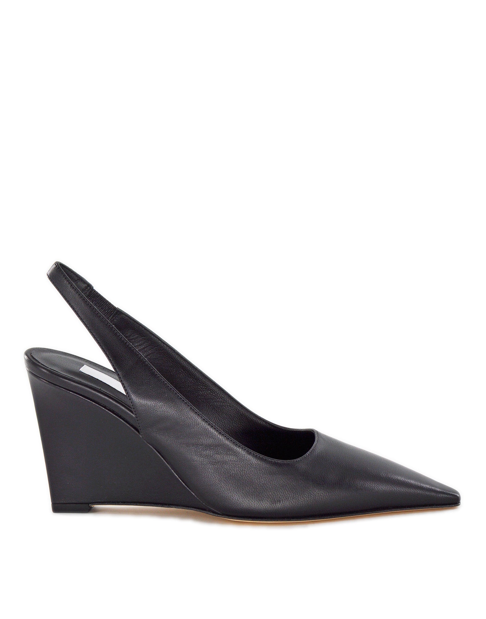 DOUUOD Decollete Slingback con Zeppa Nero