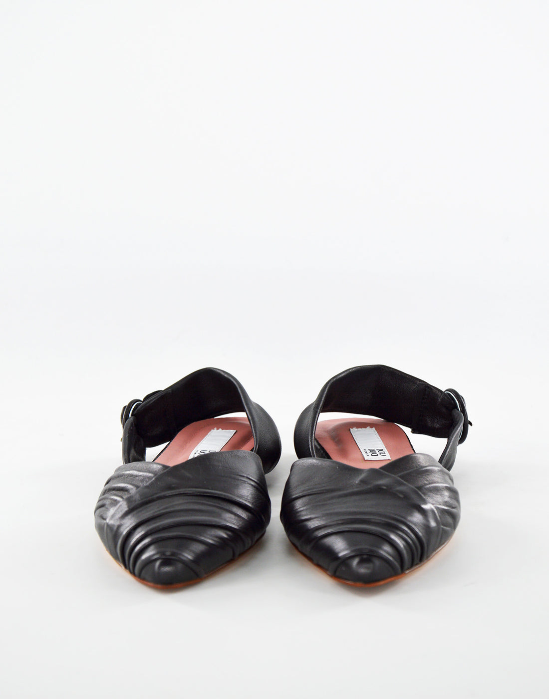 DOUUOD Ballerina Slingback Fasciata Nera