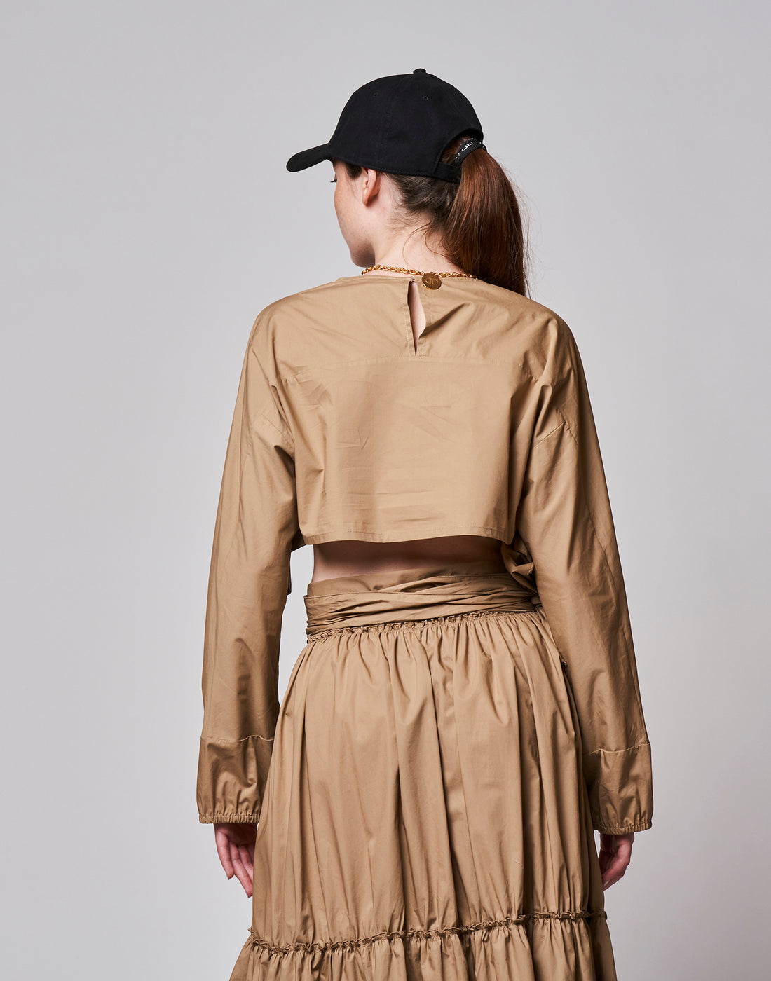DOUUOD Top Cropped con Rouche