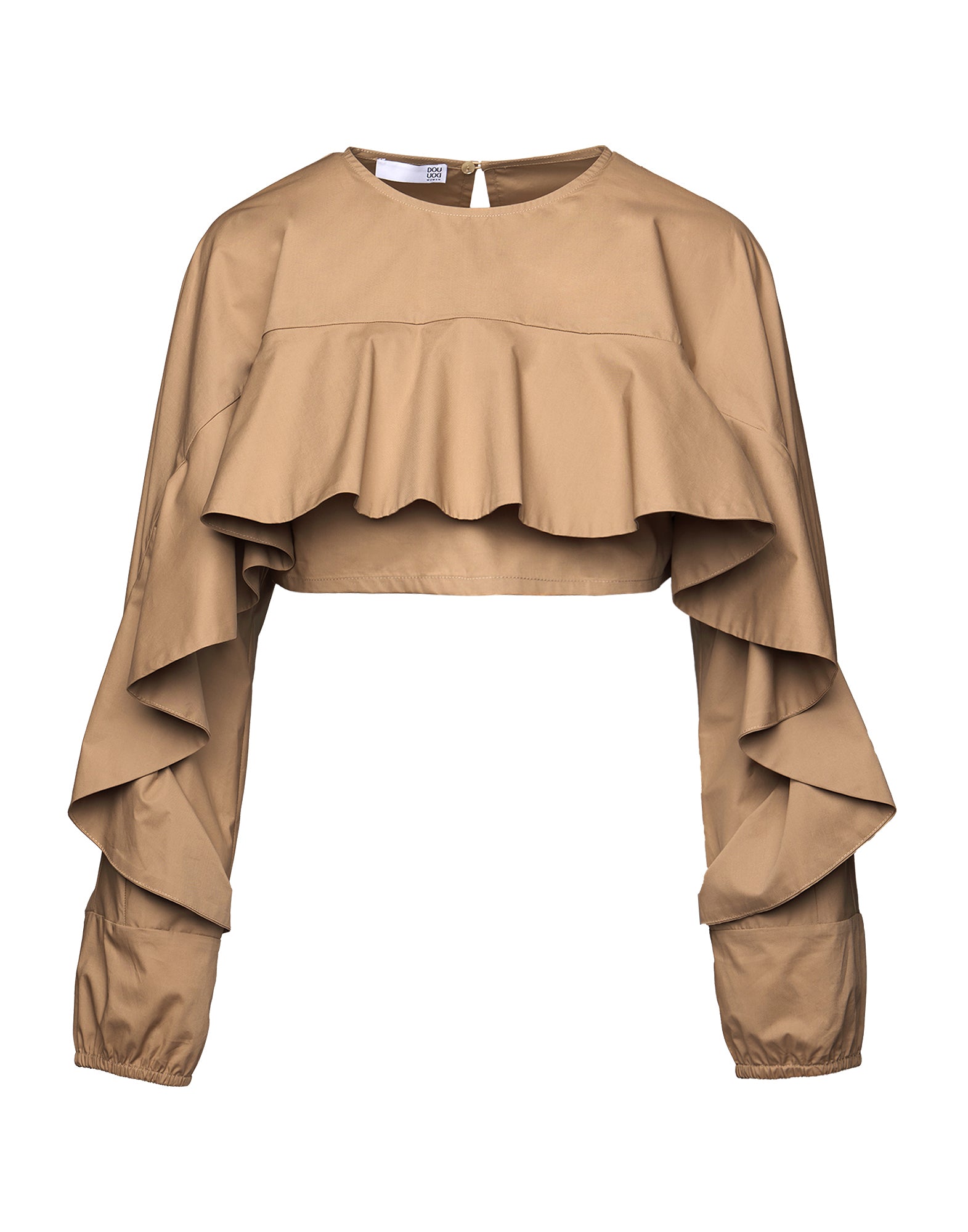 DOUUOD Top Cropped con Rouche