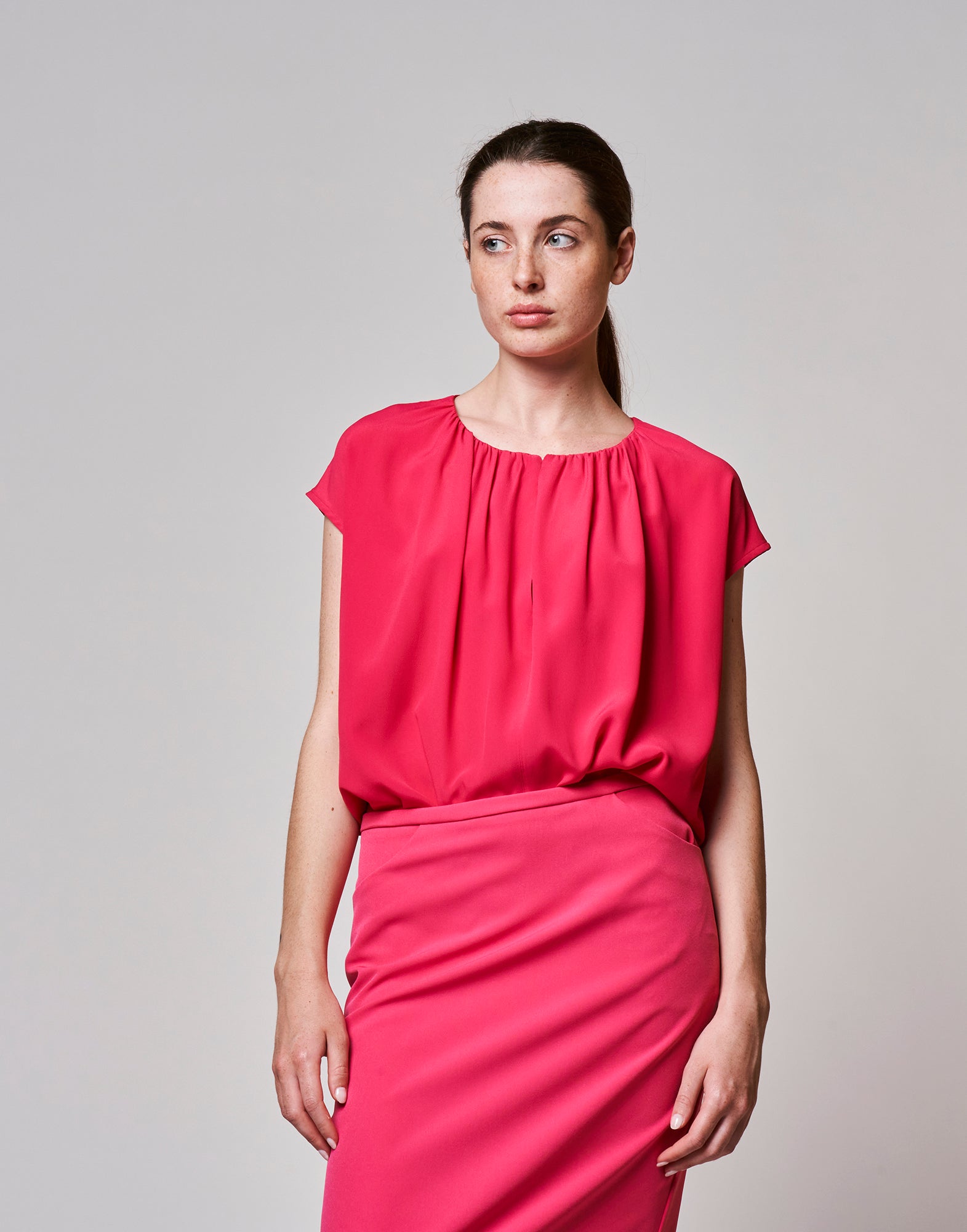 DOUUOD Top in Crepe