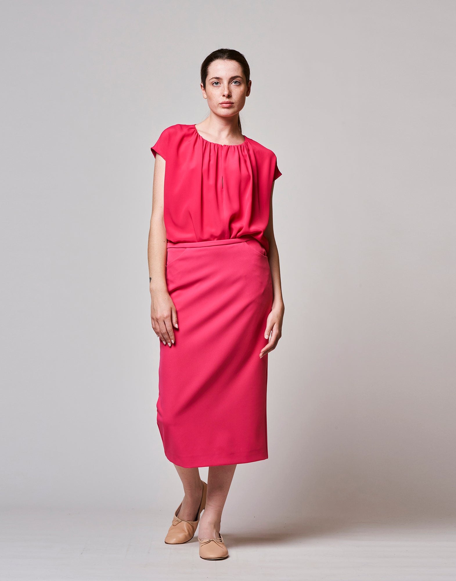 DOUUOD Top in Crepe