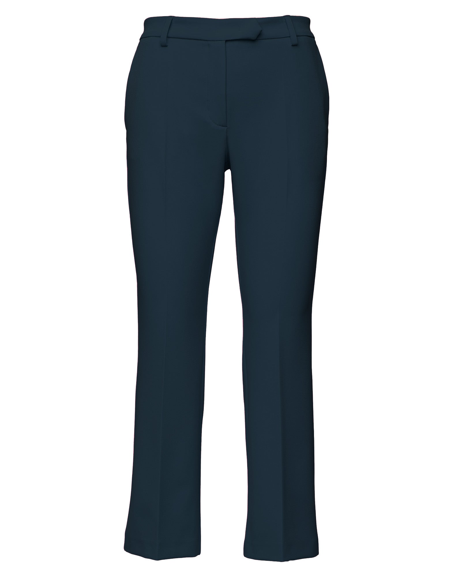 DOUUOD Pantalone a Trombetta in Punto Milano Blu