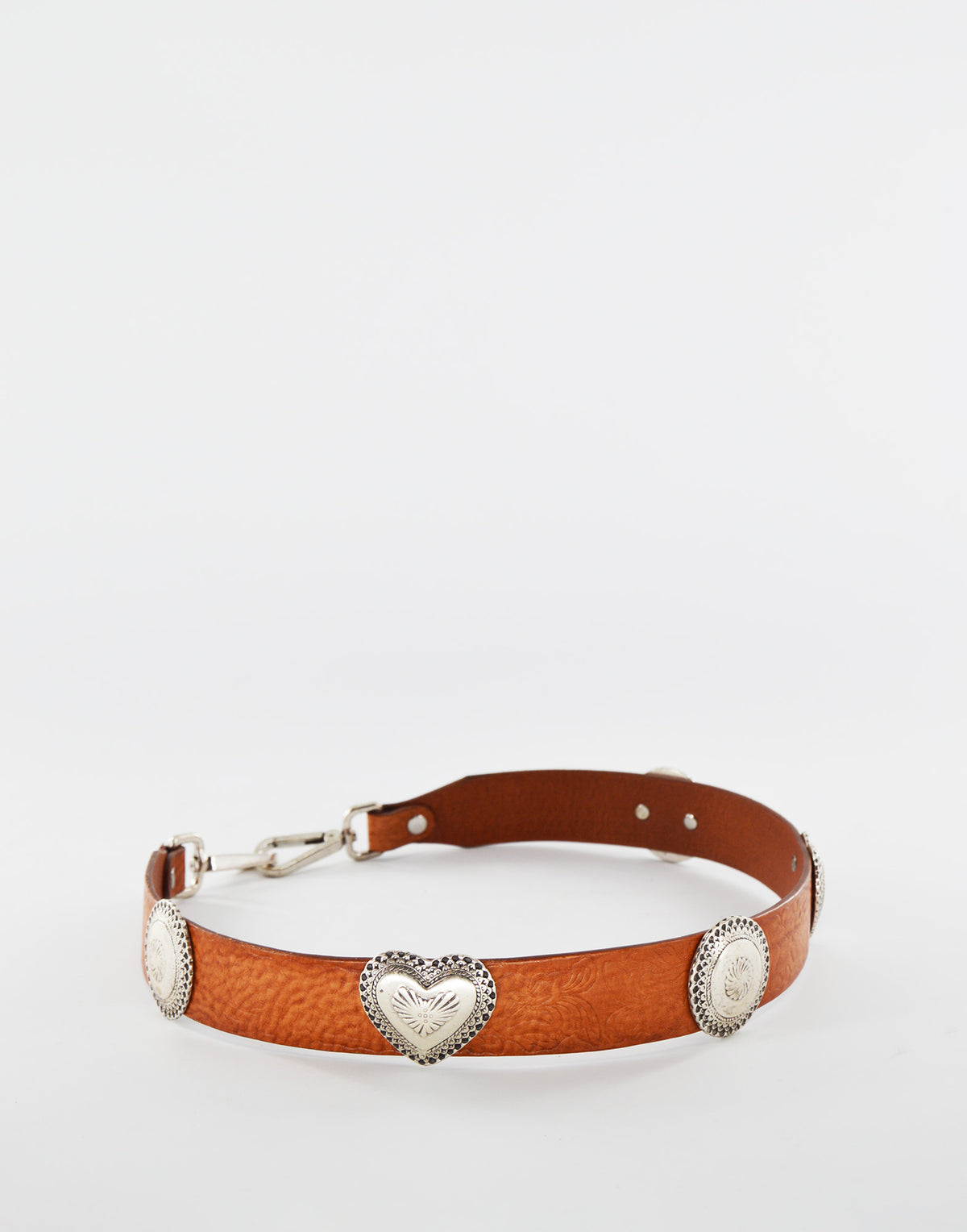 DOUUOD Bandoulière en cuir avec clous en forme de cœur