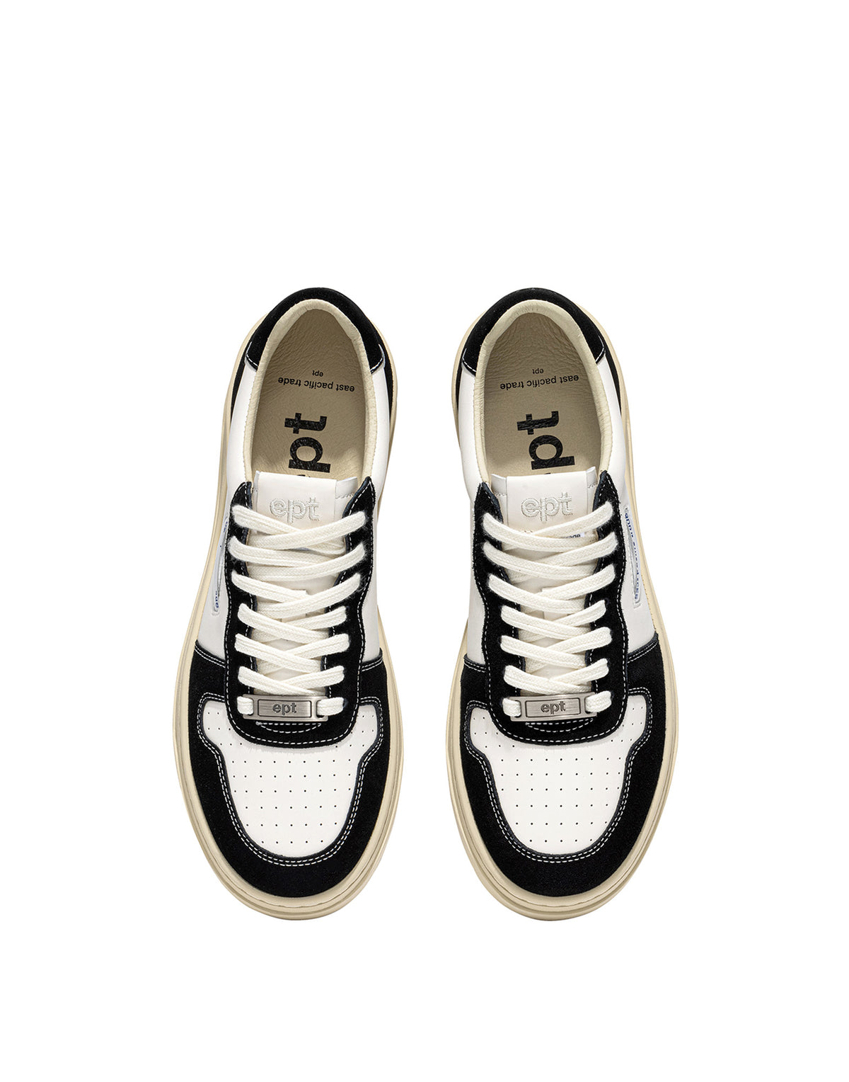 EPT Sneakers Court Suede Black/Off White
