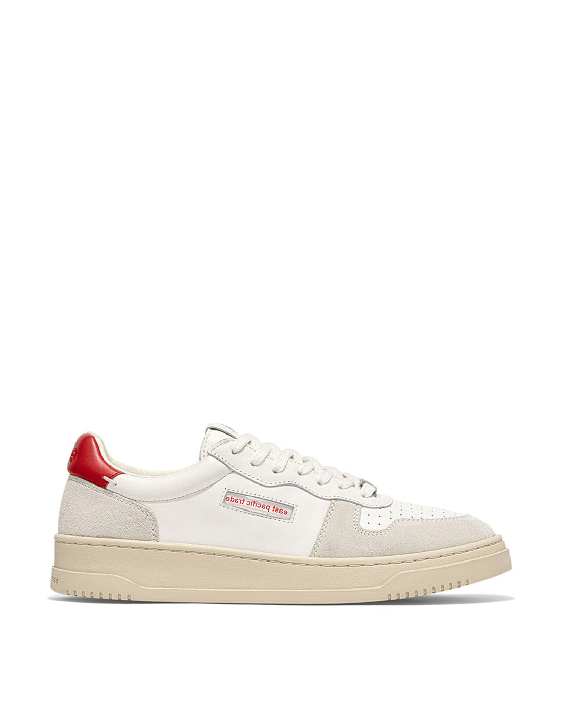 EPT Sneakers Court Suede Off White/Tofu/Red