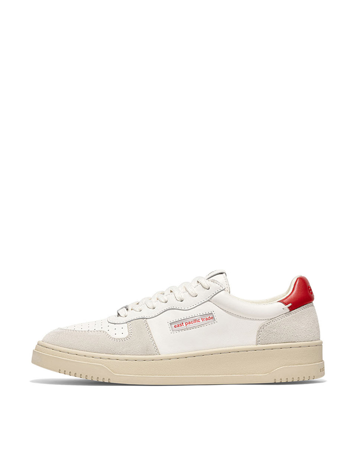 EPT Sneakers Court Suede Off White/Tofu/Red