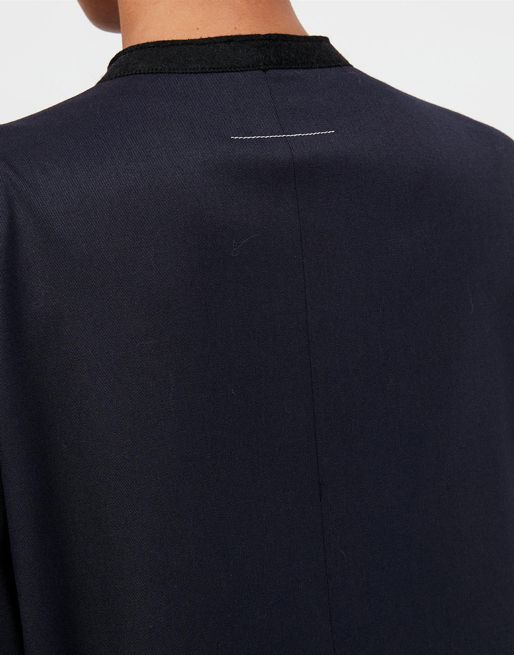 MM6 MAISON MARGIELA Giacca Senza Colletto Dark Blue