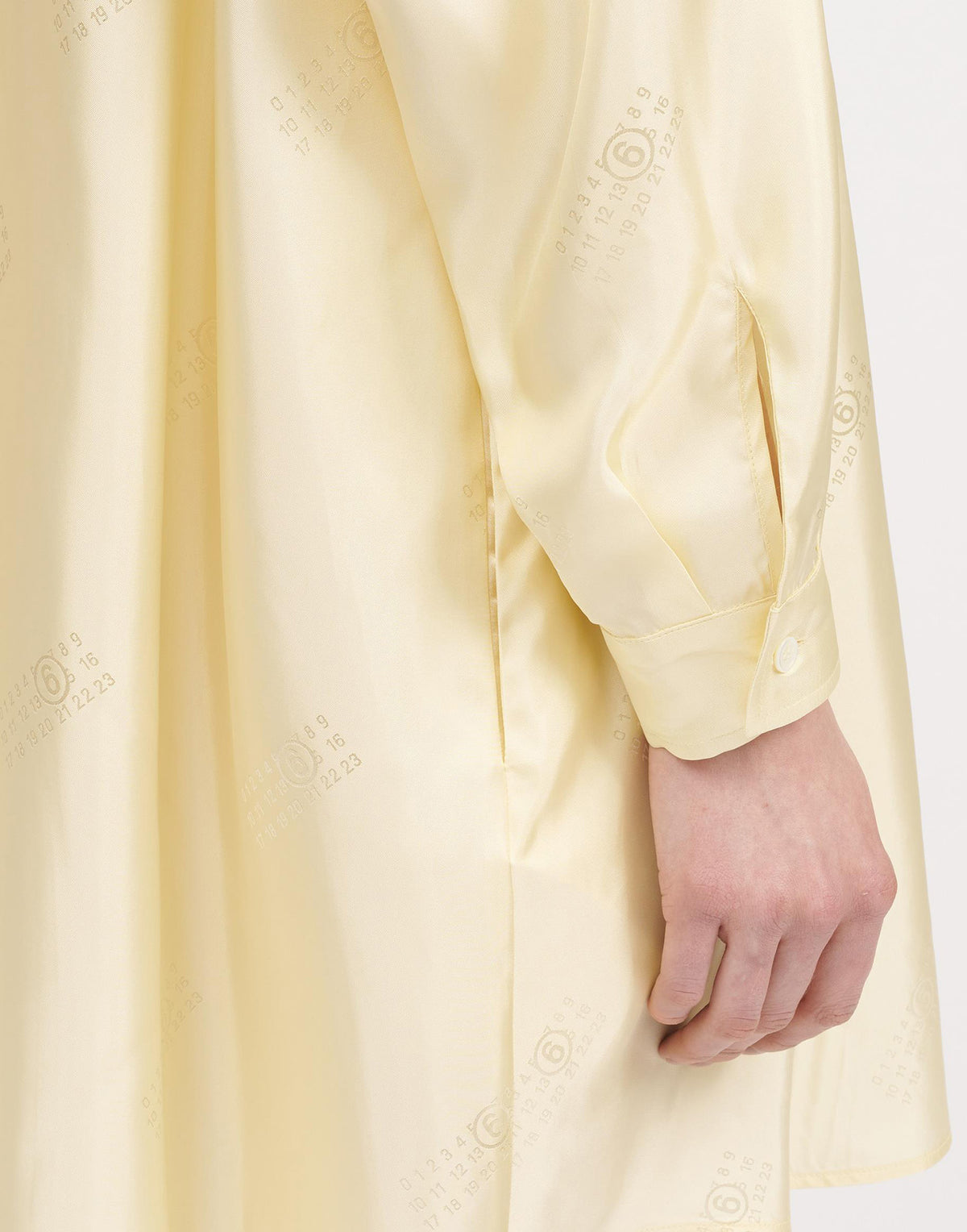 MM6 MAISON MARGIELA Abito Camicia con Numeric Signature