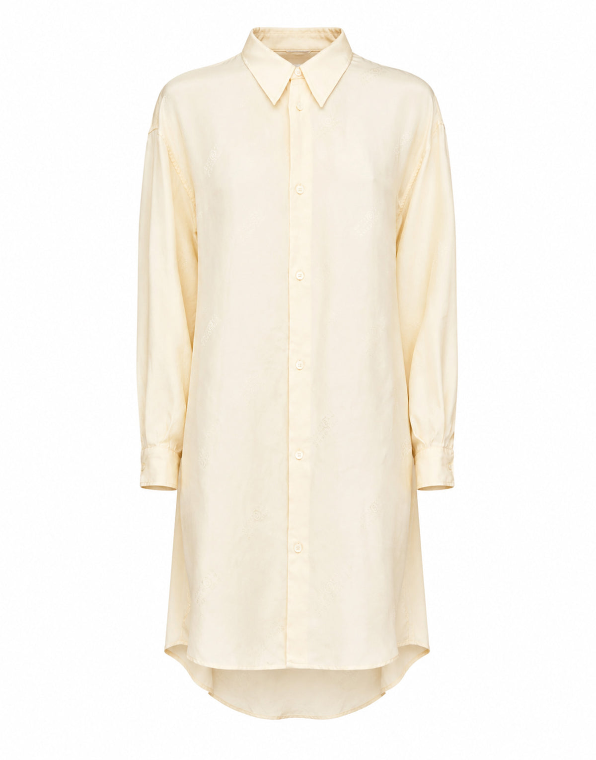 MM6 MAISON MARGIELA Abito Camicia con Numeric Signature