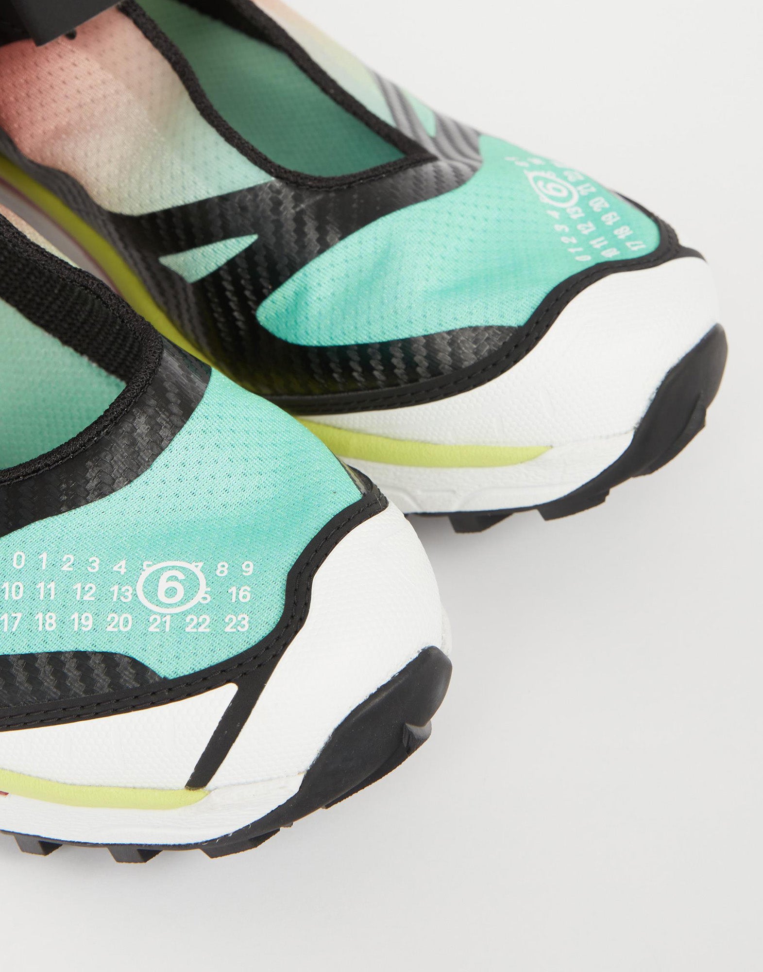MM6 MAISON MARGIELA x SALOMON Sneakers XT-Mary J Ginger/Electric Green/Knockout Green
