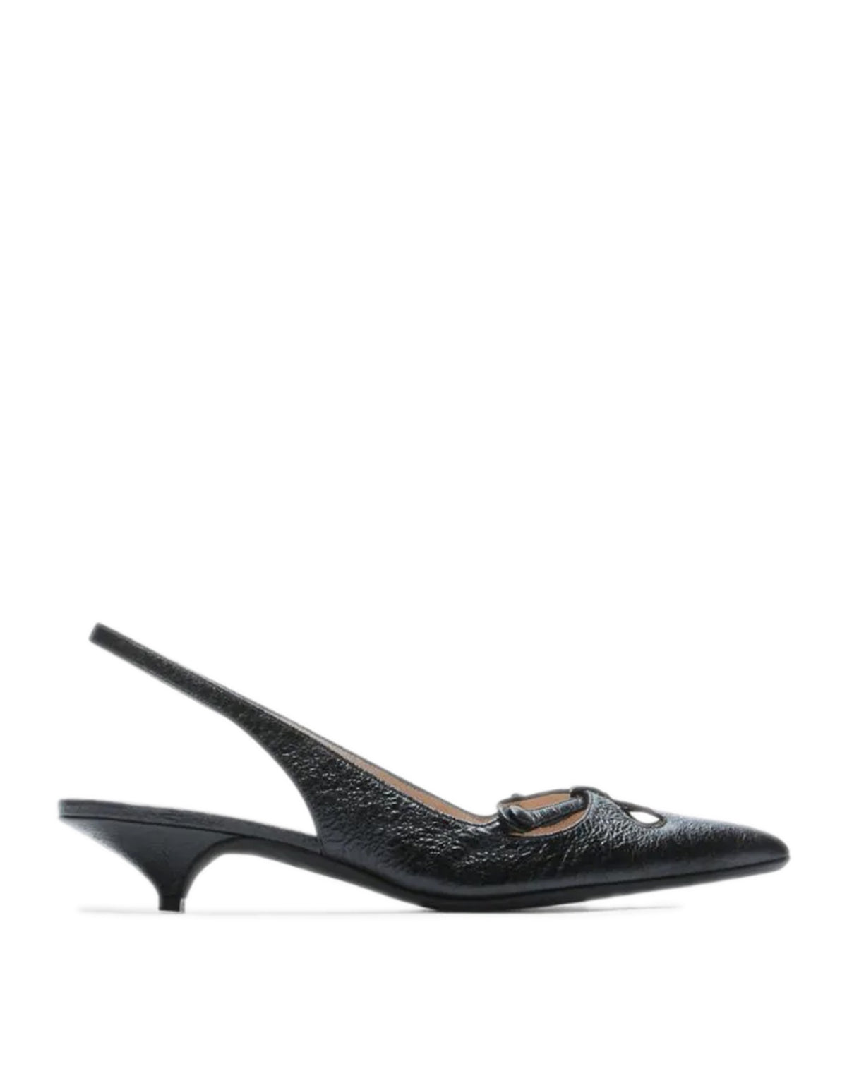 Escarpins slingback Vulcano noirs N°21