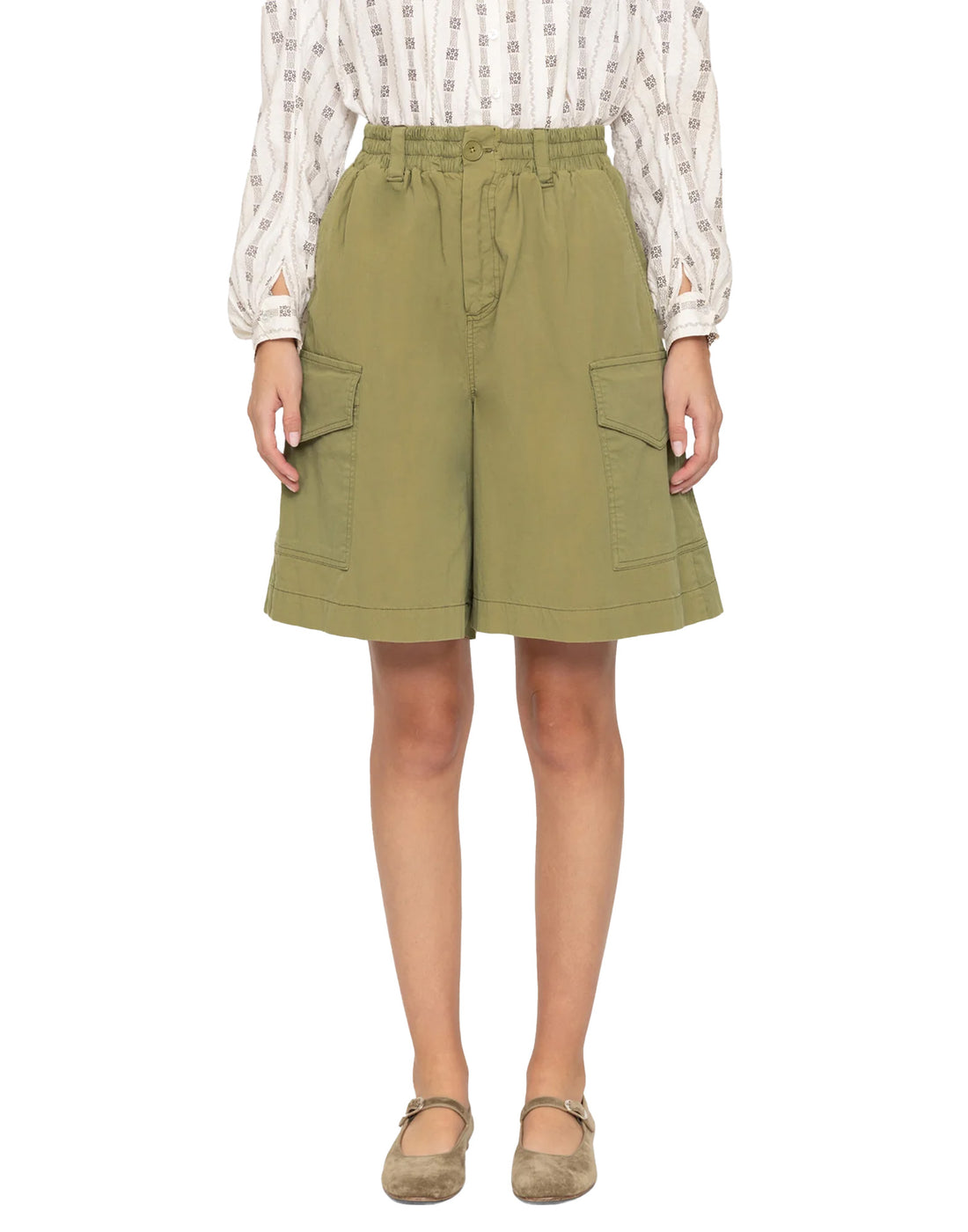 SEA NY Bermuda Cargo Karina in Cotone Tan