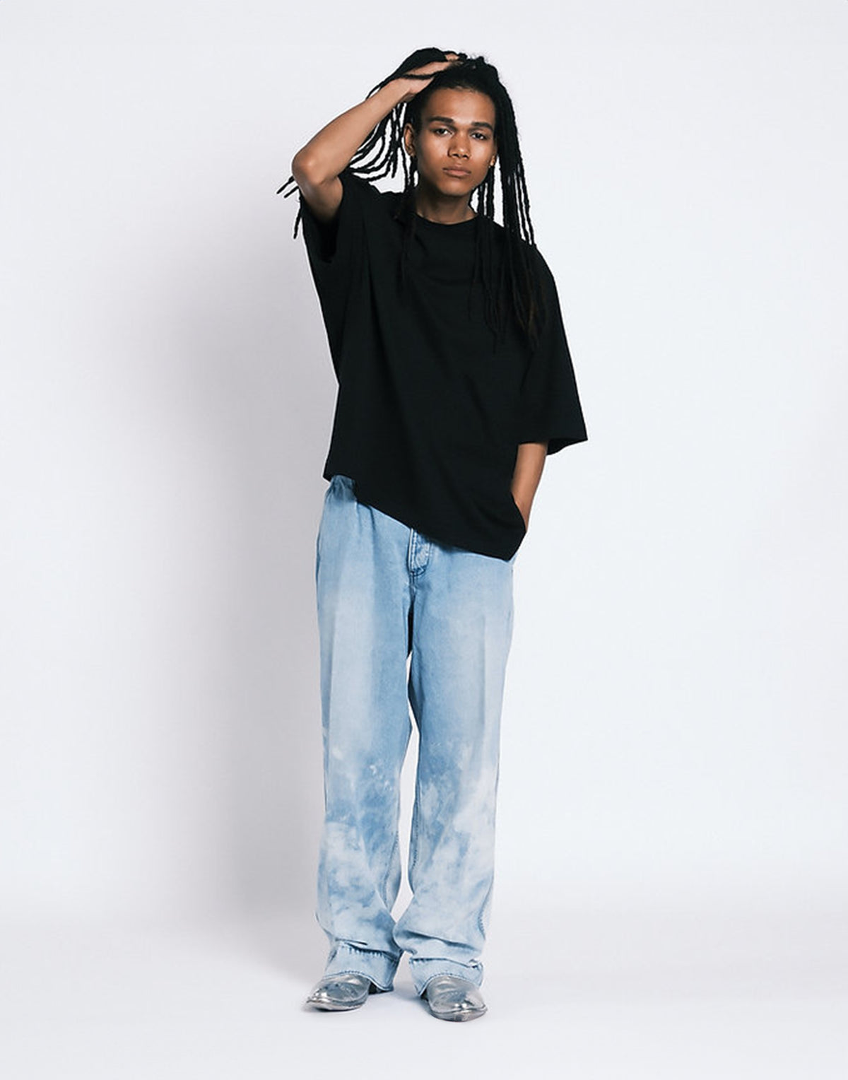 TANAKA T-shirt Boxy Unisex Nera