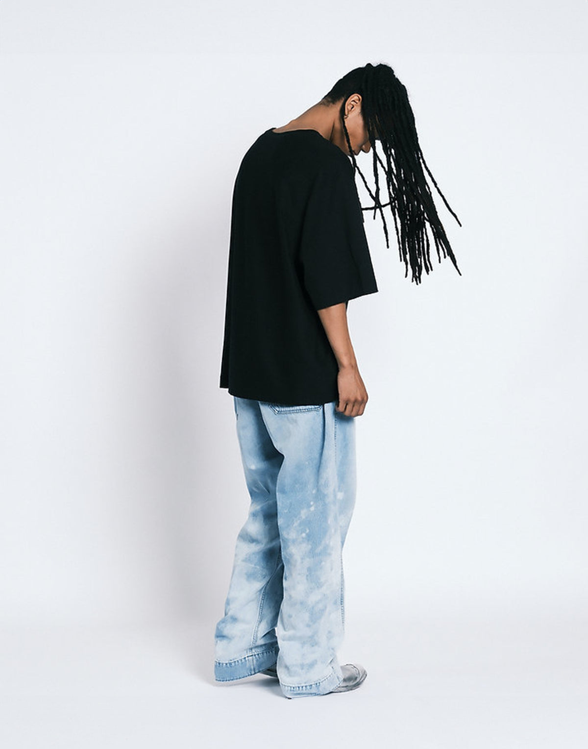 TANAKA T-shirt Boxy Unisex Nera
