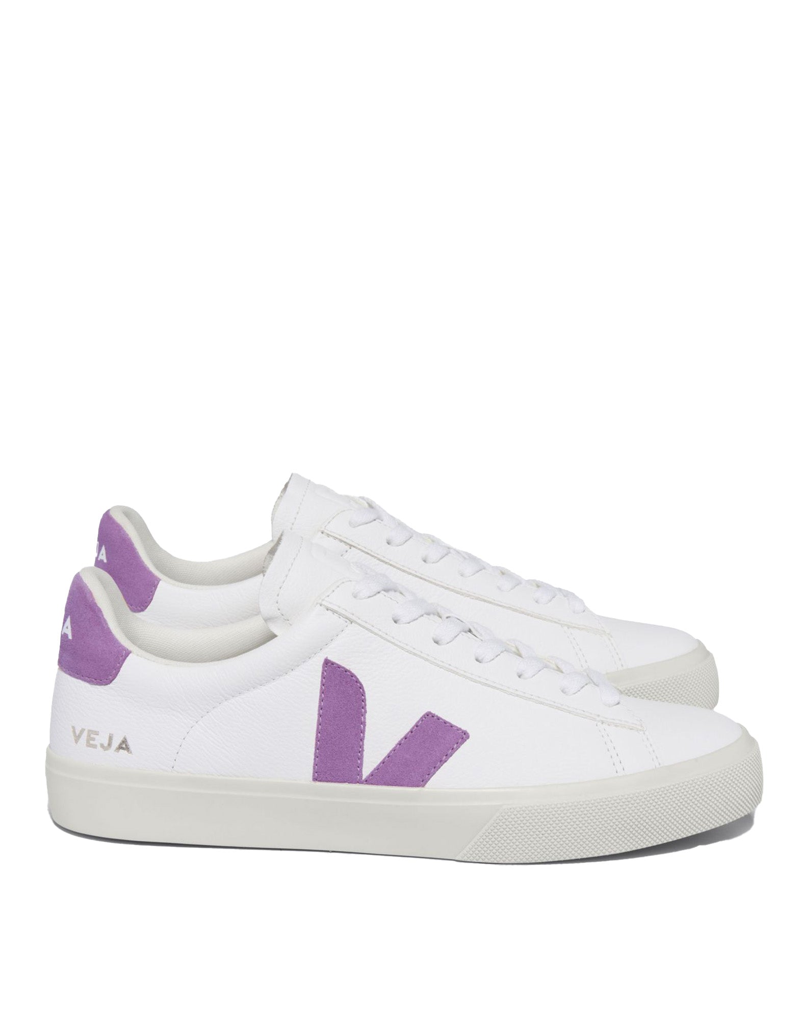 VEJA Sneakers Campo in Pelle White/Mulberry
