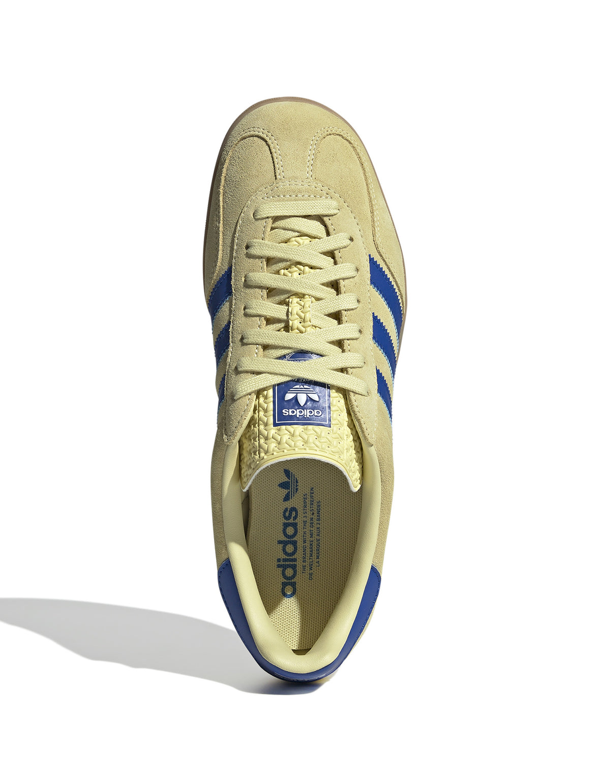 ADIDAS Sneakers Gazelle Indoor Powder Yellow/Royal Blue