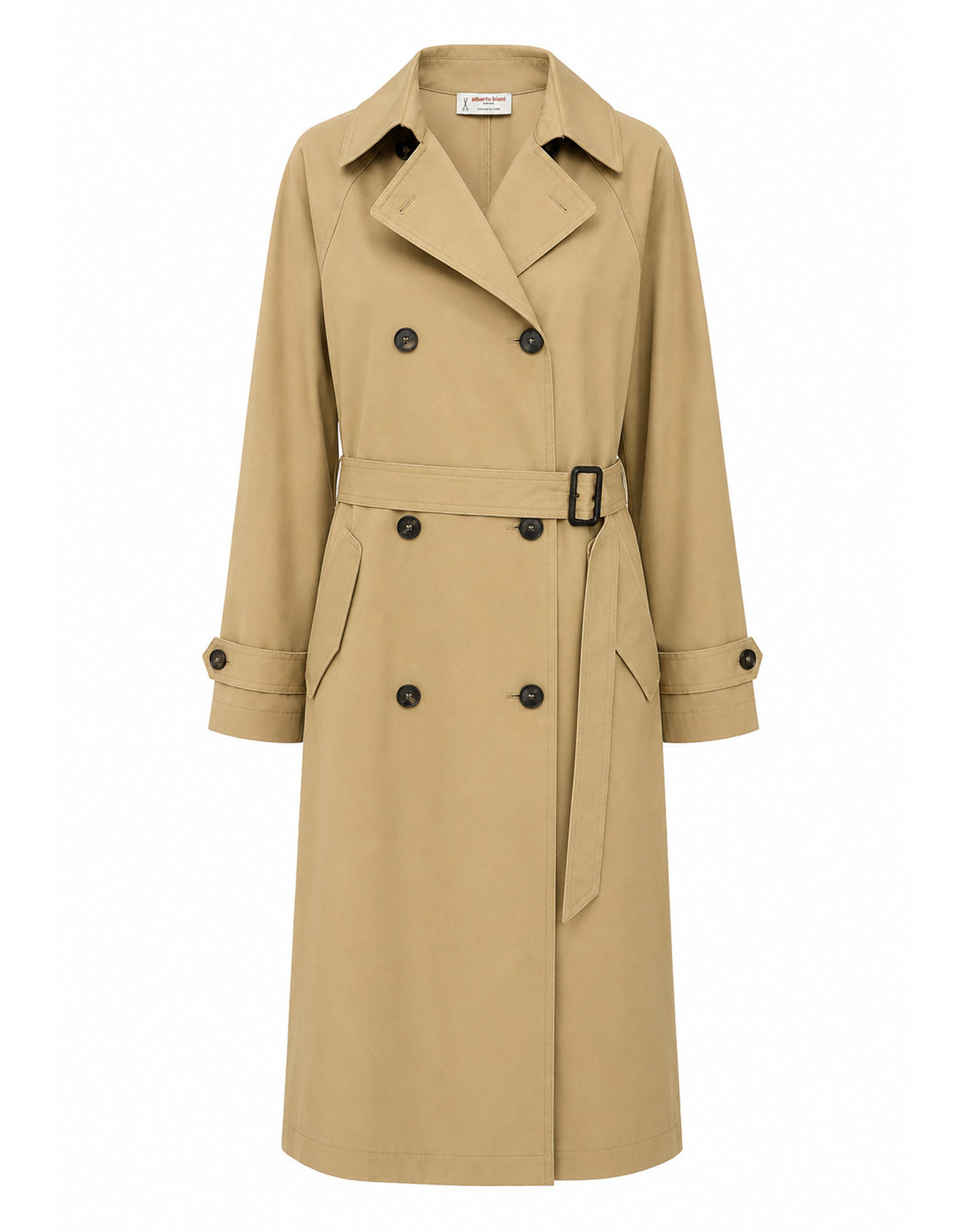 ALBERTO BIANI Trench Doppiopetto Khaki