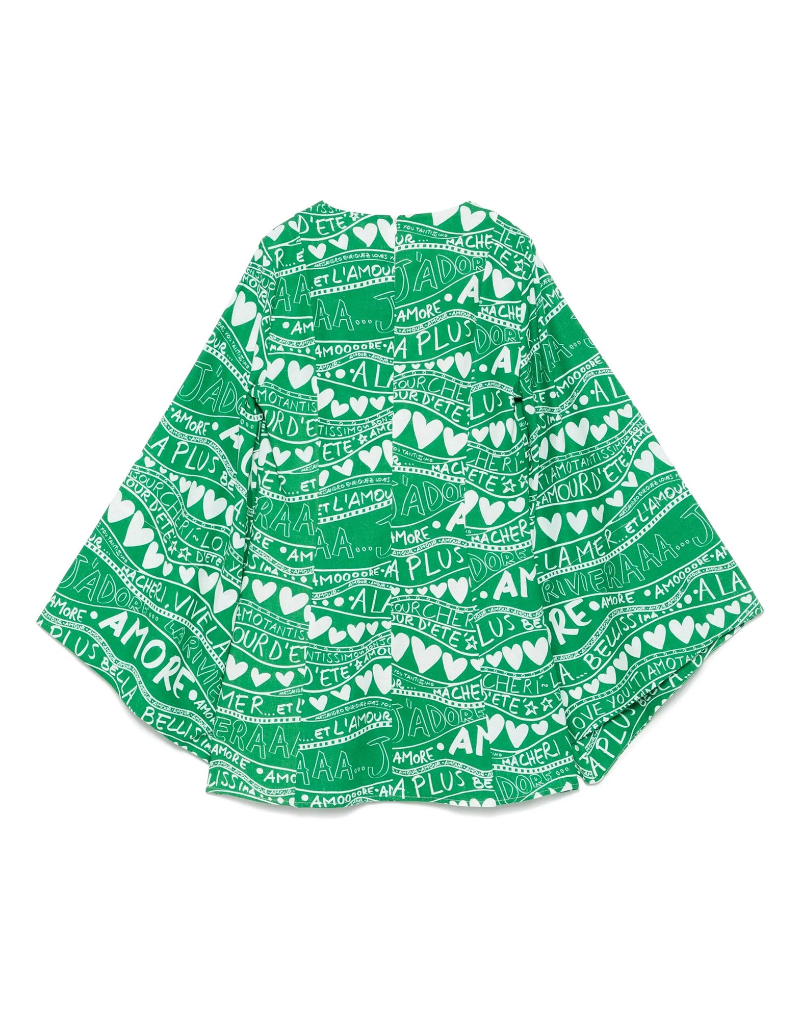 ALESSANDRO ENRIQUEZ Mini Abito Stampato in Lino e Cotone