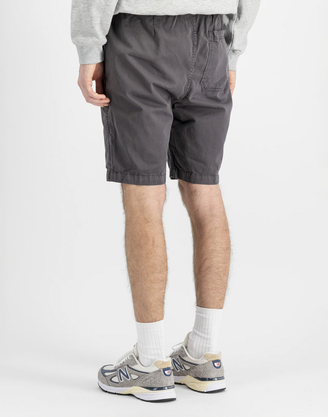 ALPHA INDUSTRIES Bermuda in Twill di Cotone Vintage Grey