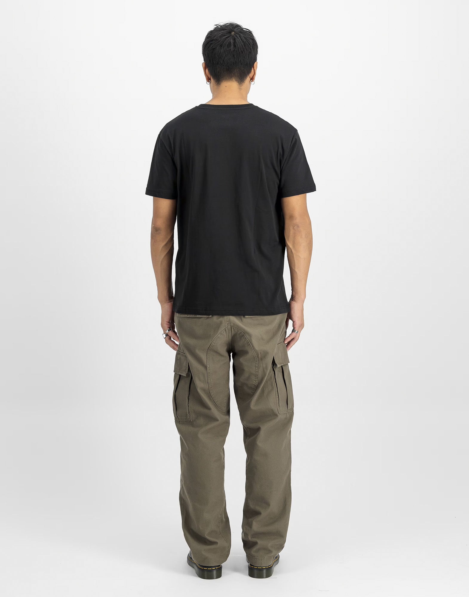 ALPHA INDUSTRIES Basic Small Logo T-Shirt Black