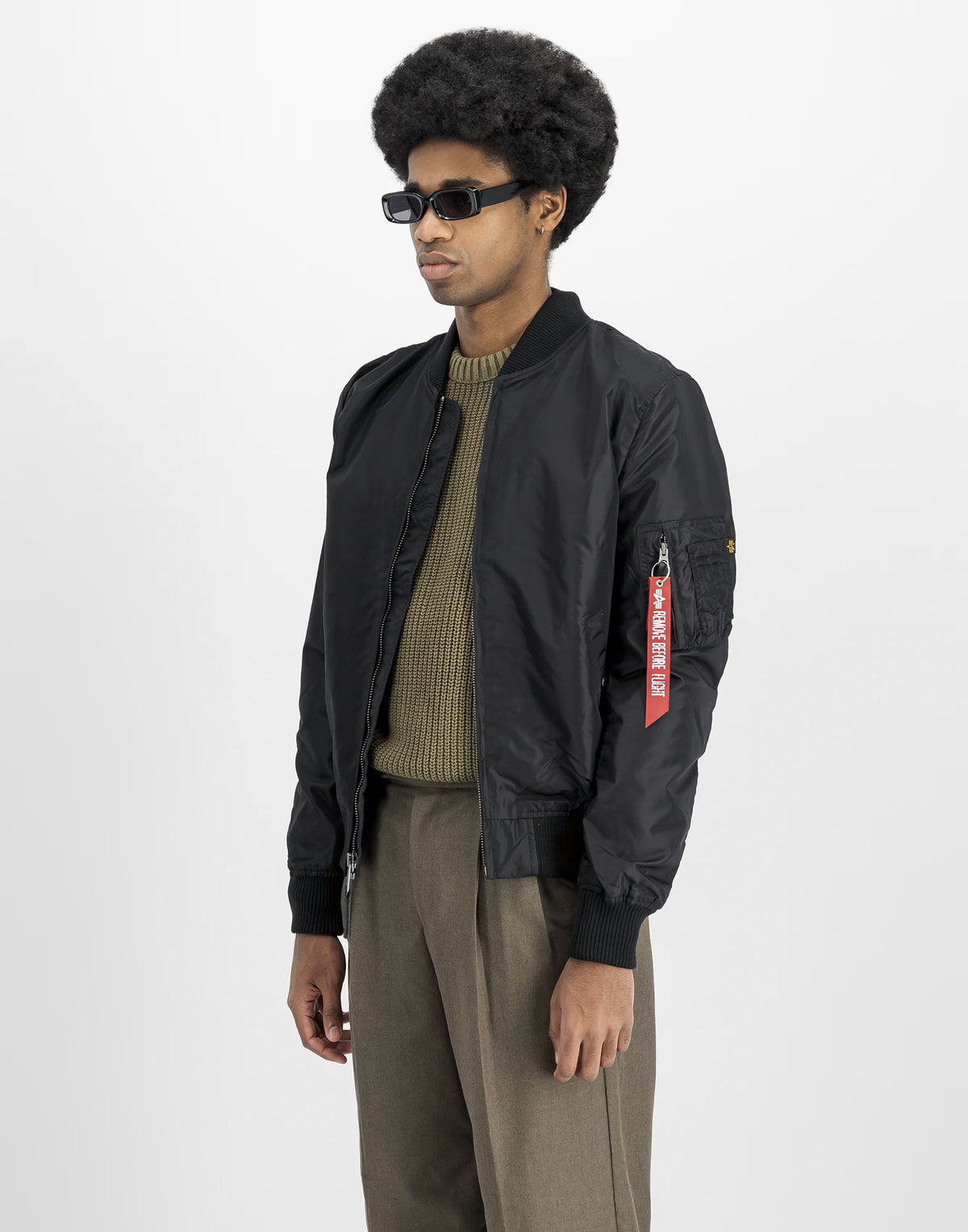 ALPHA INDUSTRIES Bomber MA-1 TT Two Tone Black