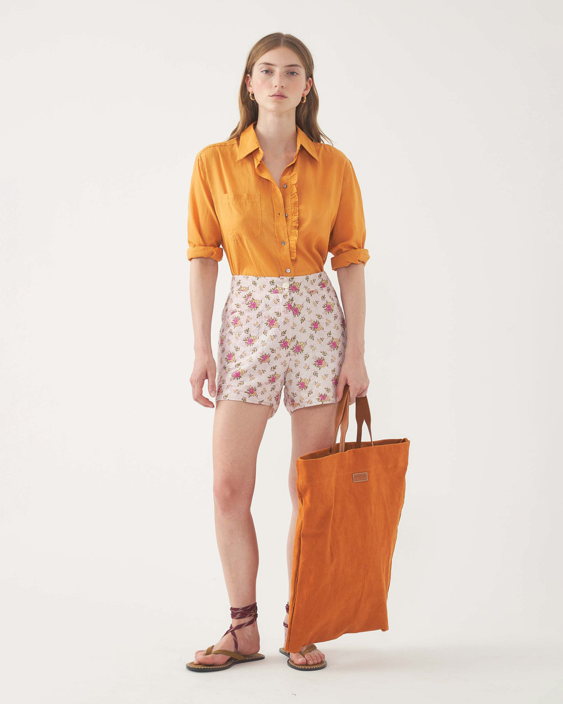 ANTIK BATIK Camicia Angelo Orange