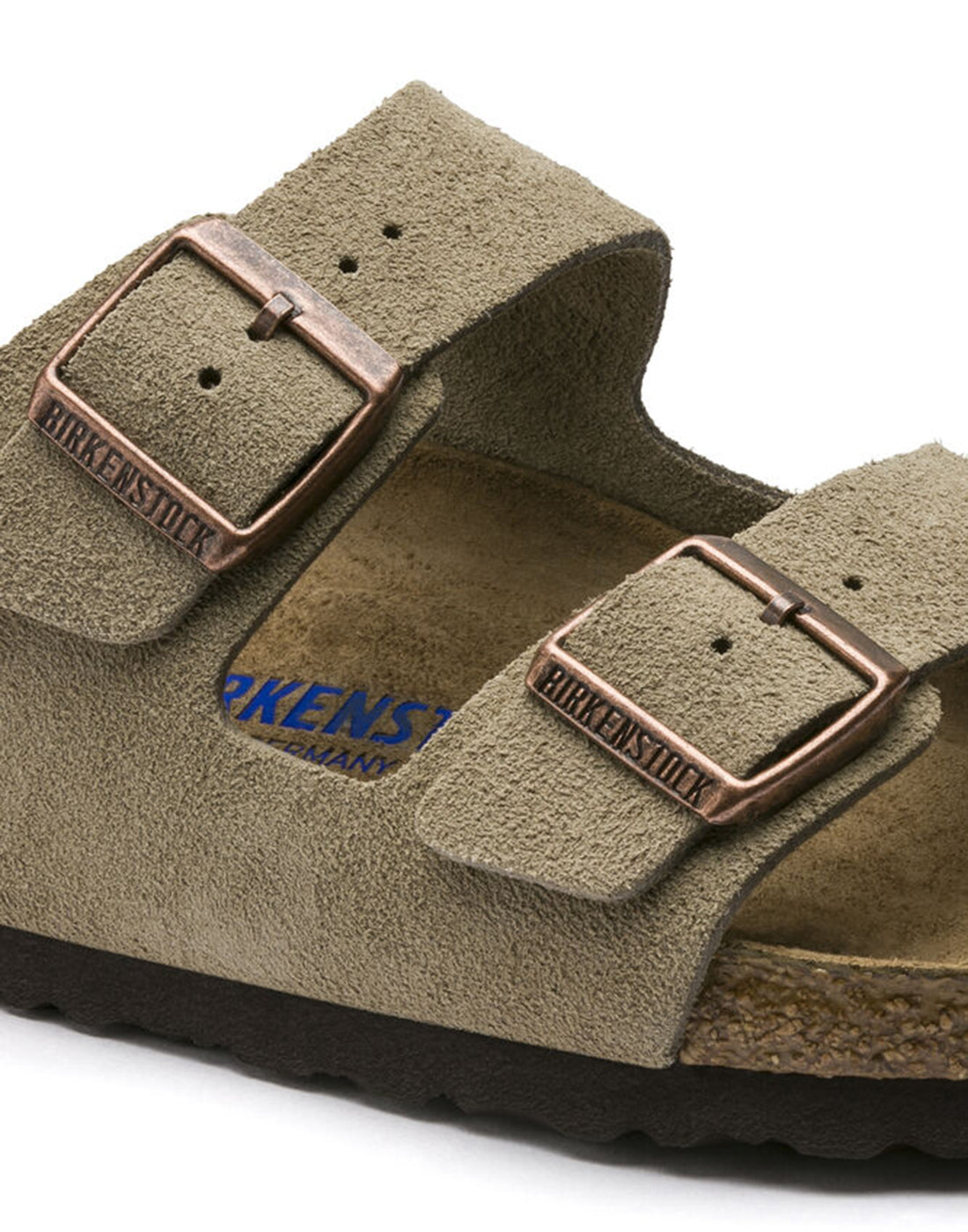 BIRKENSTOCK Arizona SFB in Pelle Scamosciata Taupe