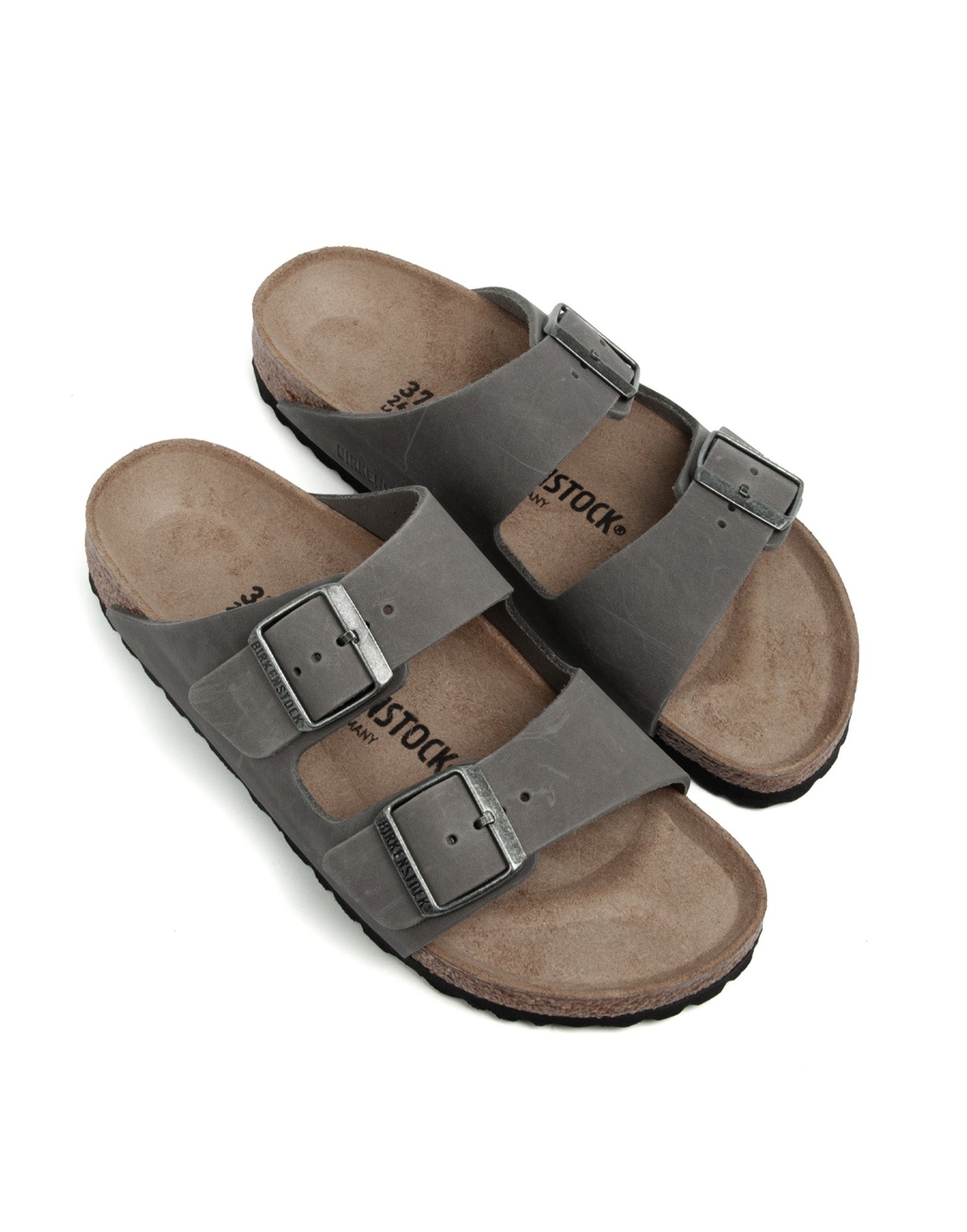 BIRKENSTOCK Sandali Arizona in Pelle Oliata Iron