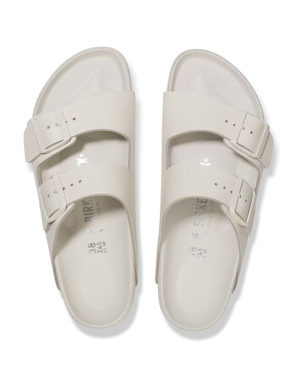 BIRKENSTOCK Arizona Exquisite in Pelle Eggshell