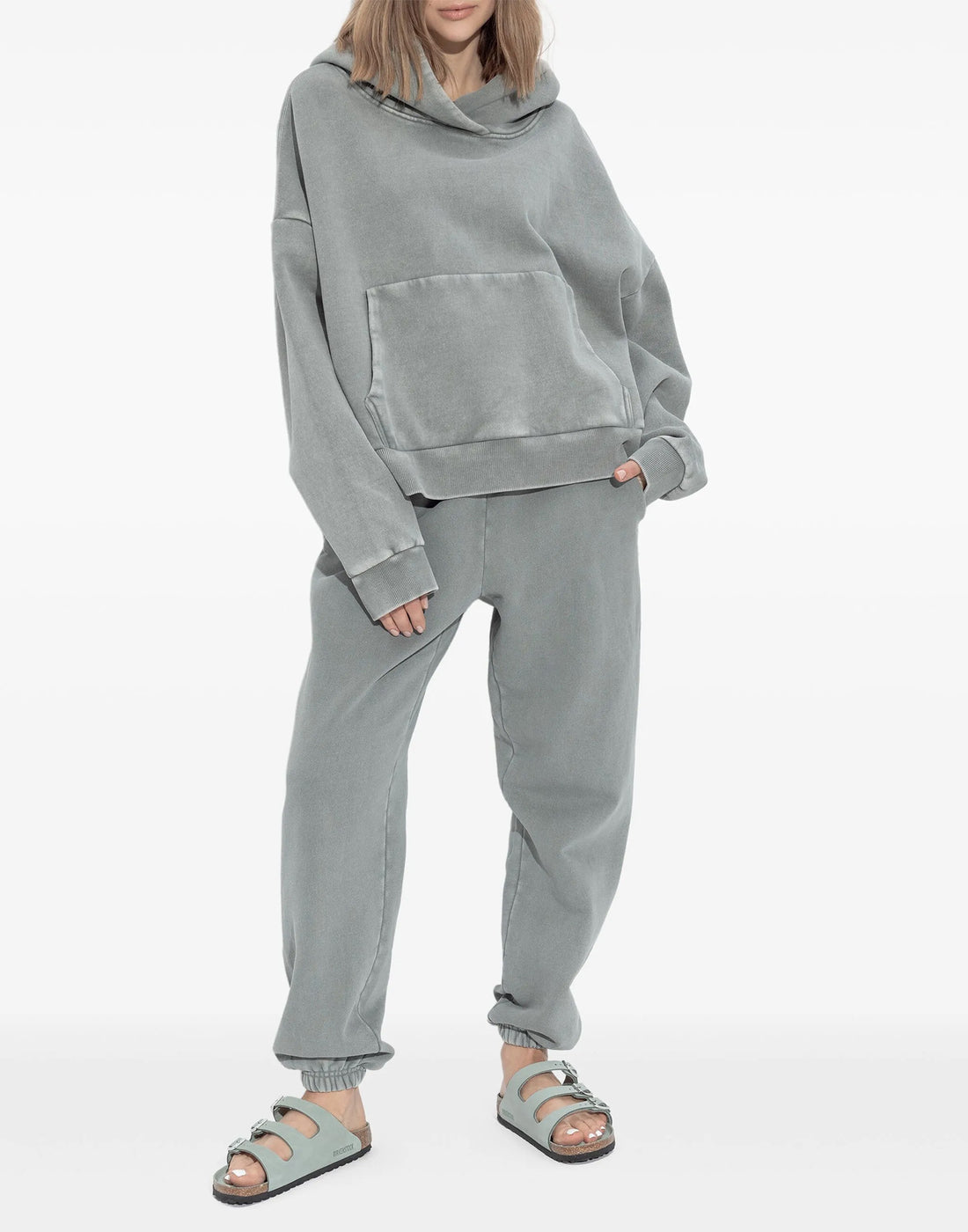 BIRKENSTOCK Sandali Florida in Nabuk Pure Sage