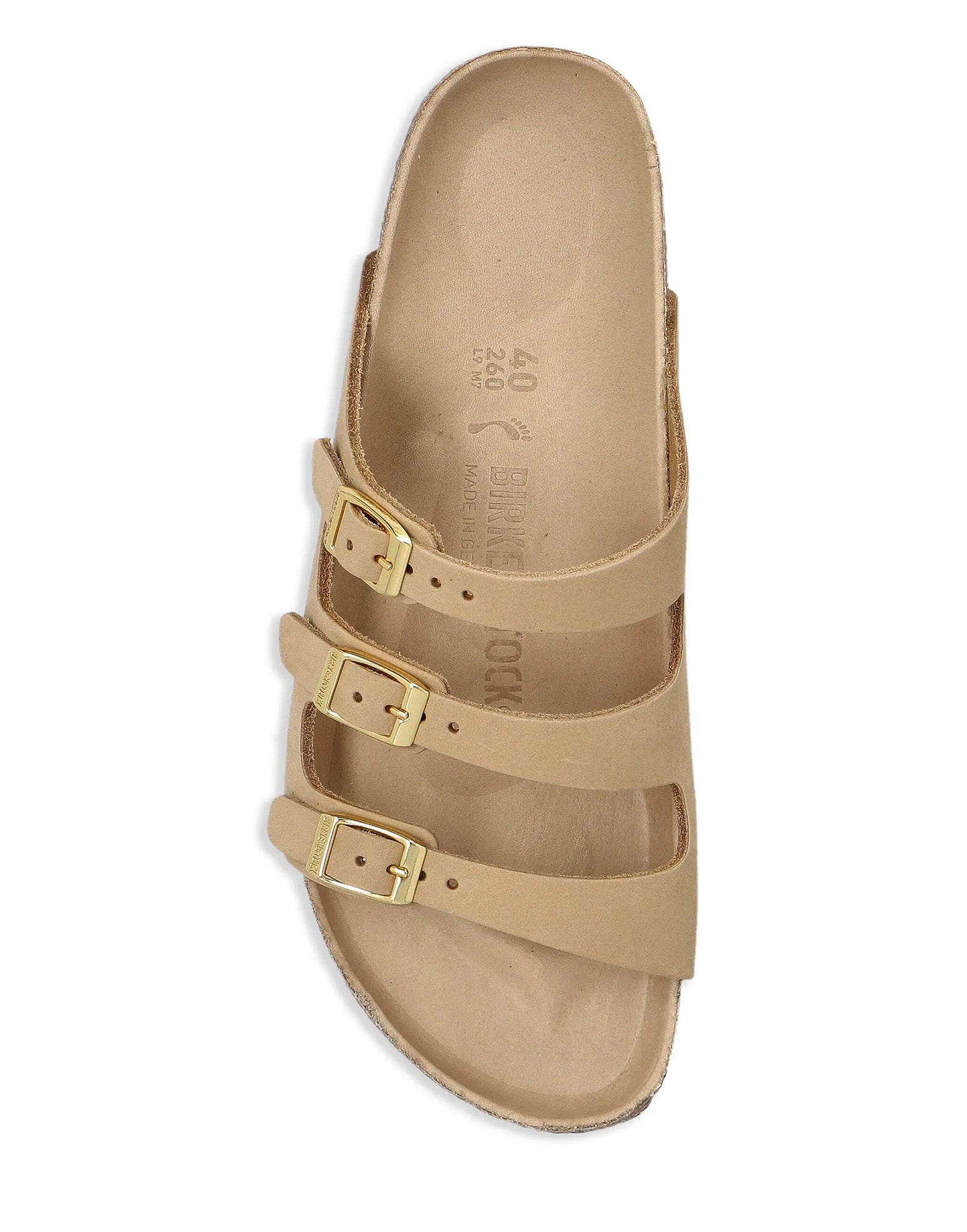BIRKENSTOCK Sandali Florida in Nabuk Sandcastle