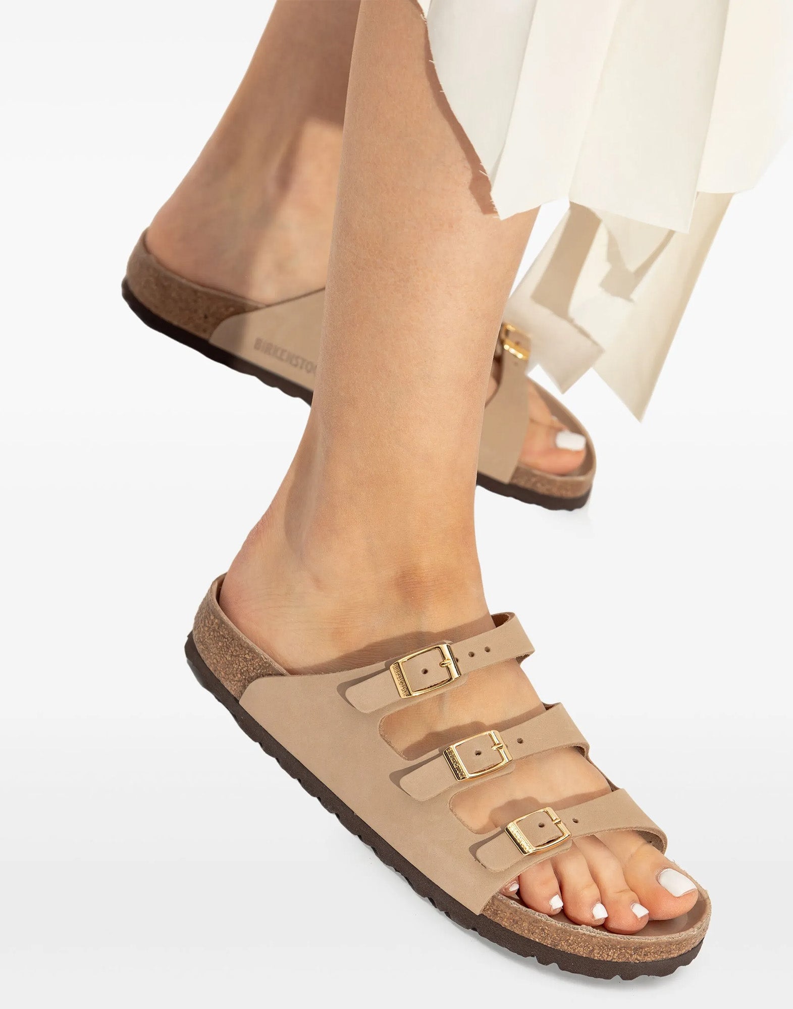 BIRKENSTOCK Sandali Florida in Nabuk Sandcastle