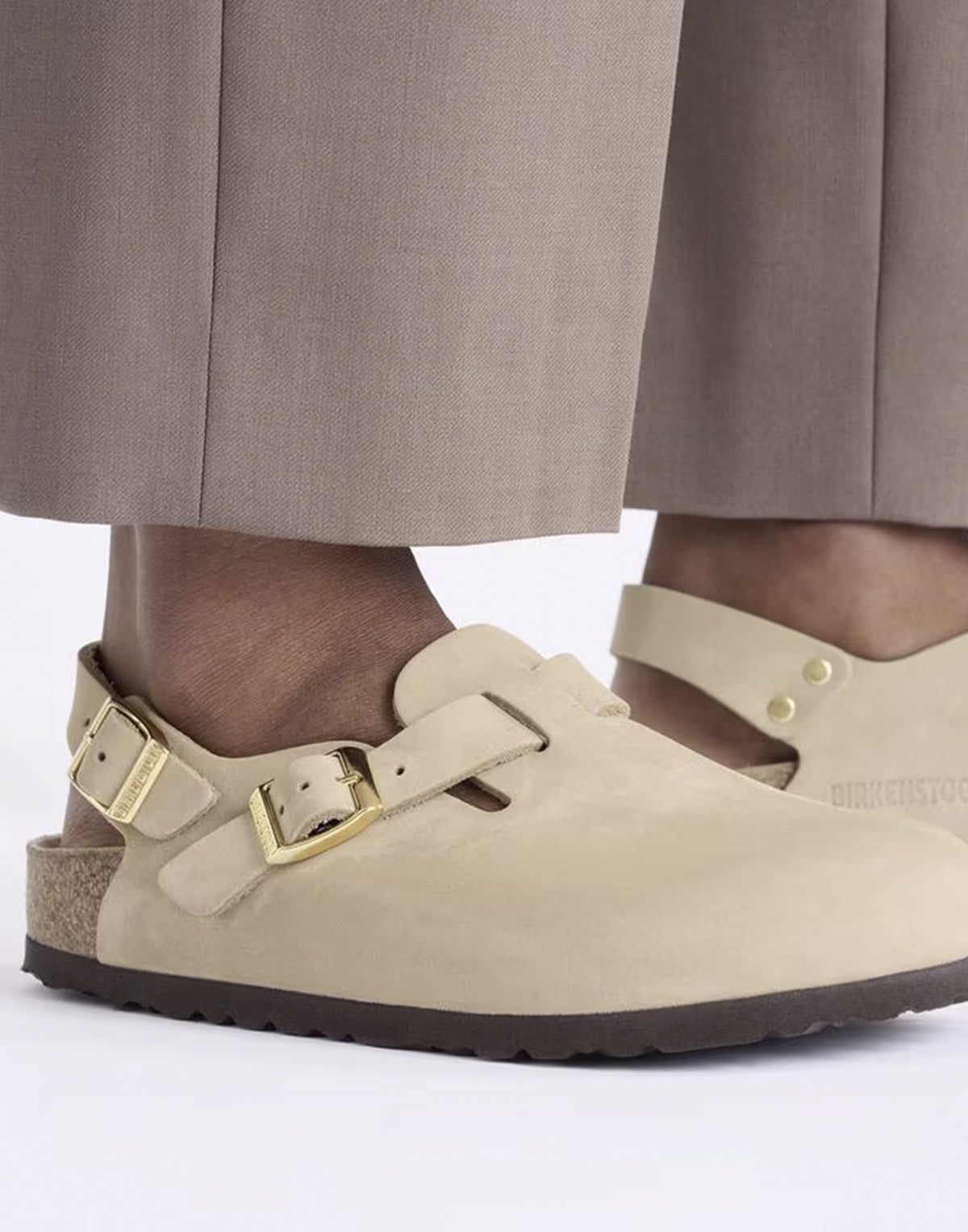 BIRKENSTOCK Tokio in Pelle Nabuk Sandcastle