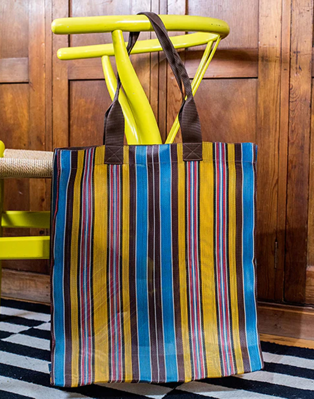 BRITISH COLOUR STANDARD Farmers Market Shopper Indian Yellow, Saxe Blue & Rose Beige