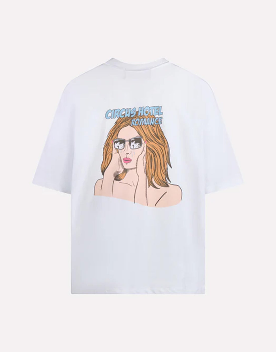 CIRCUS HOTEL T-shirt Oversize con Maxi Stampa Fumetto