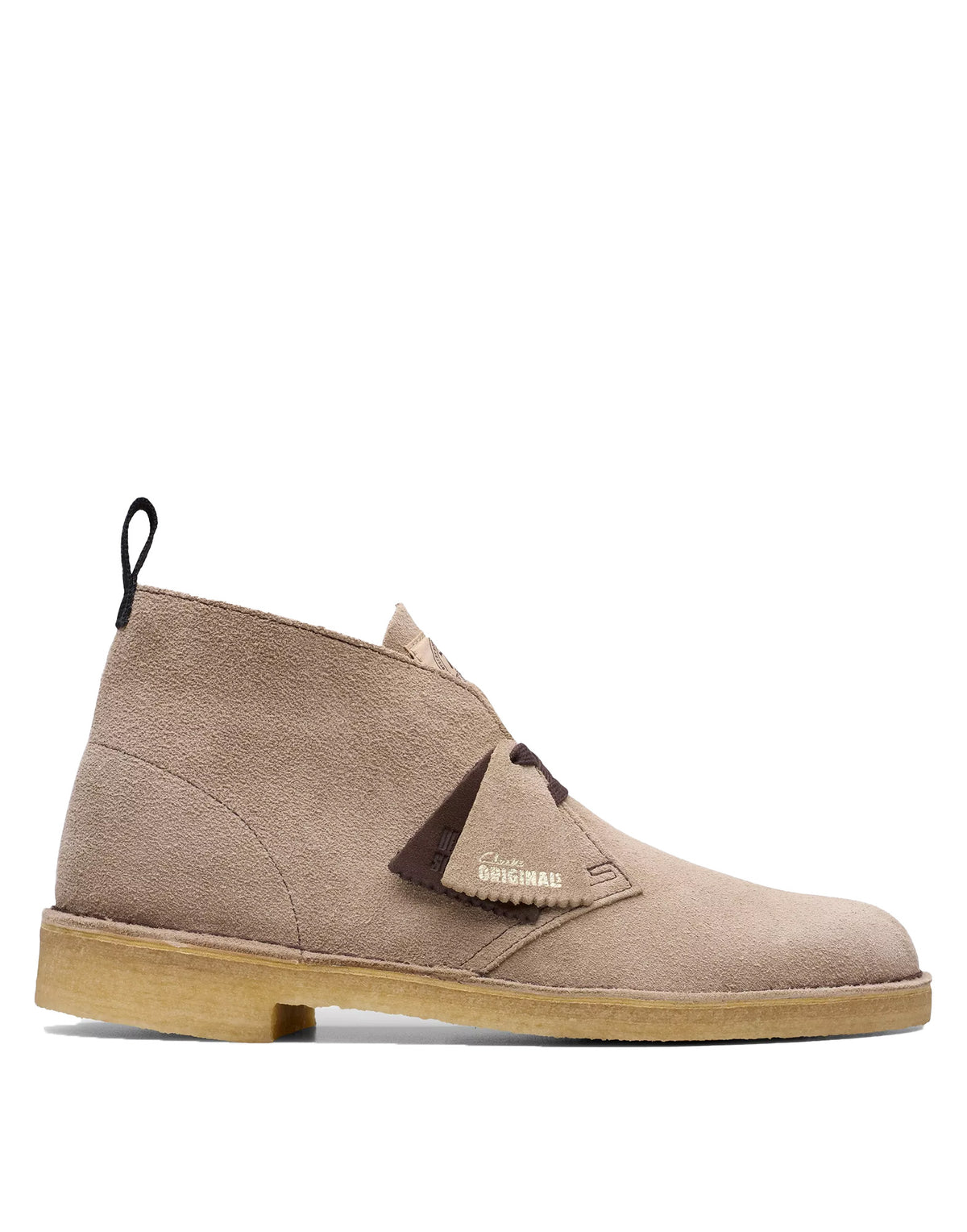 CLARKS Desert Boot in Suede Wolf