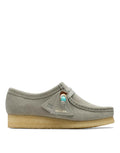 CLARKS Polacchine Wallabee in Pelle Scamosciata Salvia