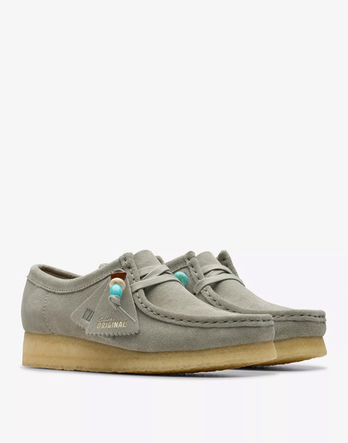 Bottines Wallabee CLARKS en daim sauge