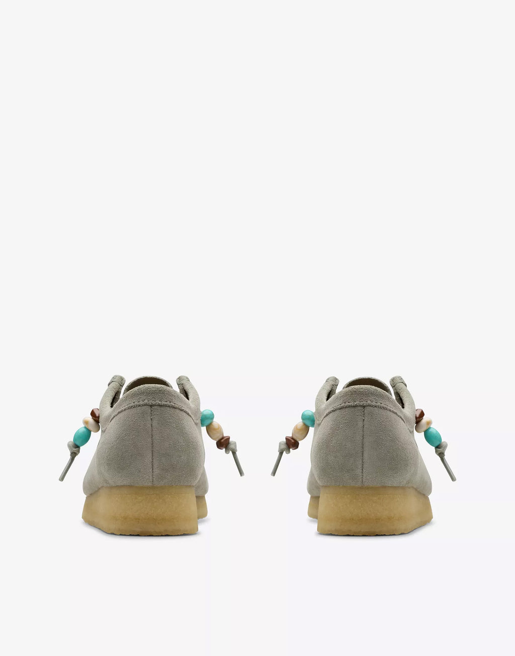 CLARKS Polacchine Wallabee in Pelle Scamosciata Salvia