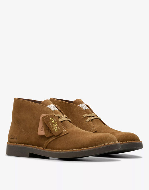 CLARKS Bottines Desert Boot Evo en daim Cola