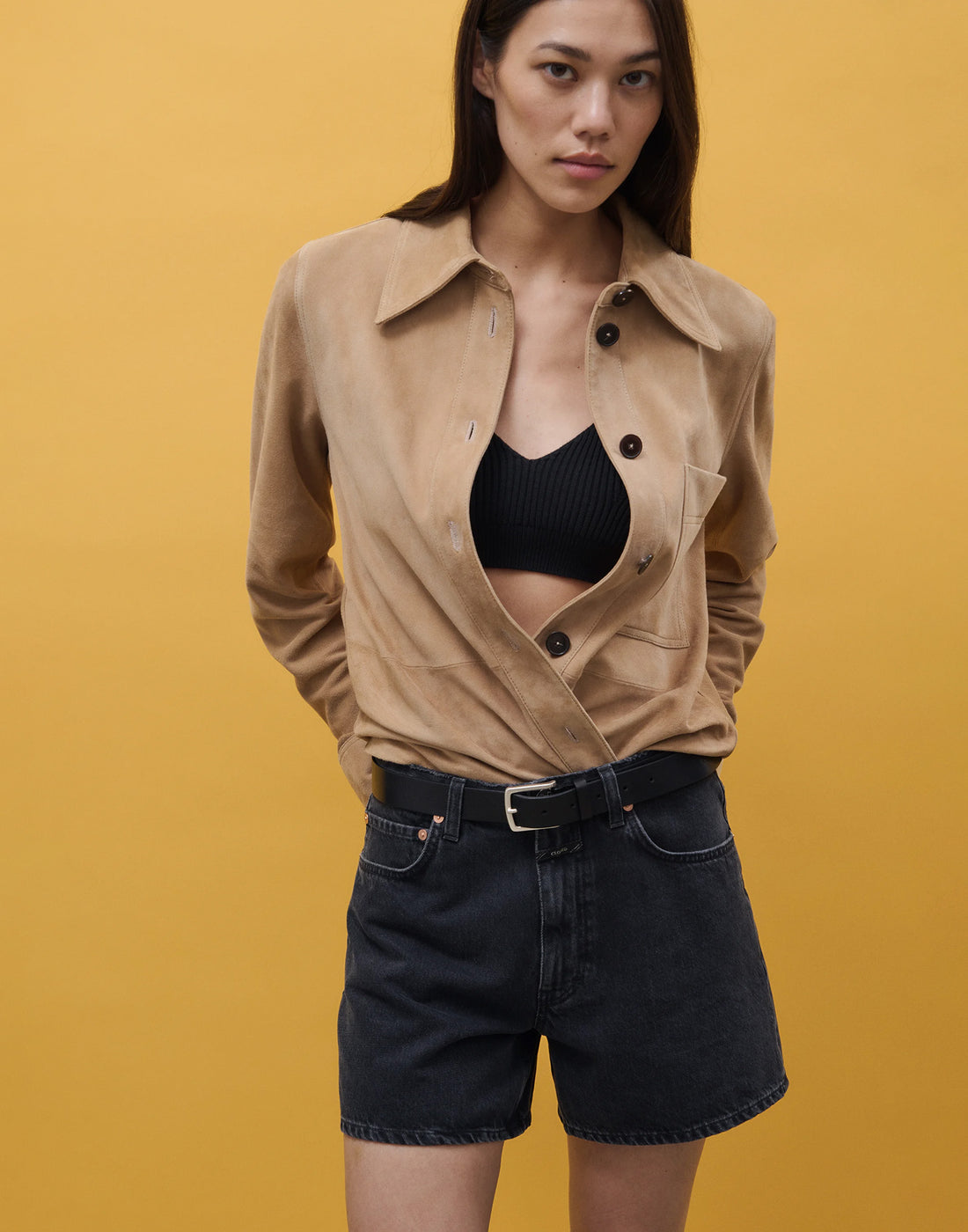 CLOSED Shorts Janey in Denim Dark Grey