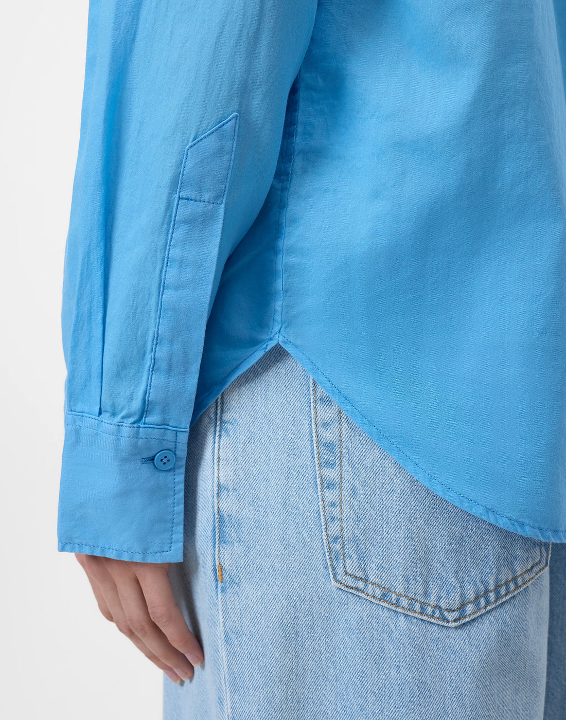 CLOSED Camicia in Cotone Leggero Cornflower Blue