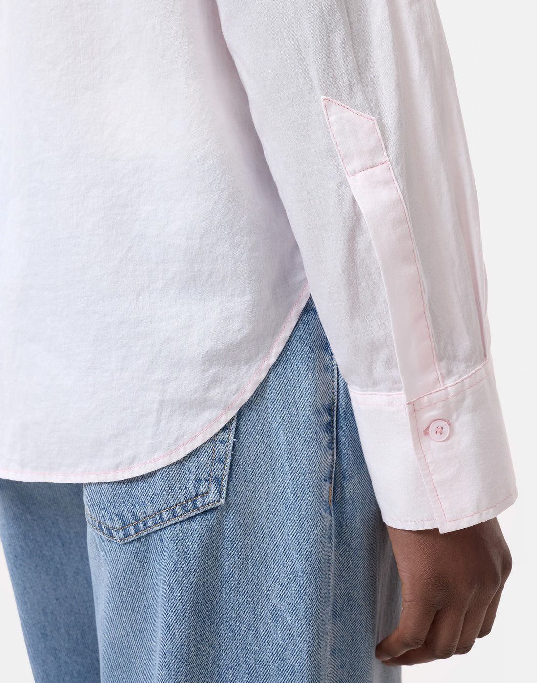 CLOSED Blusa in Cotone Leggero Milkshake Pink
