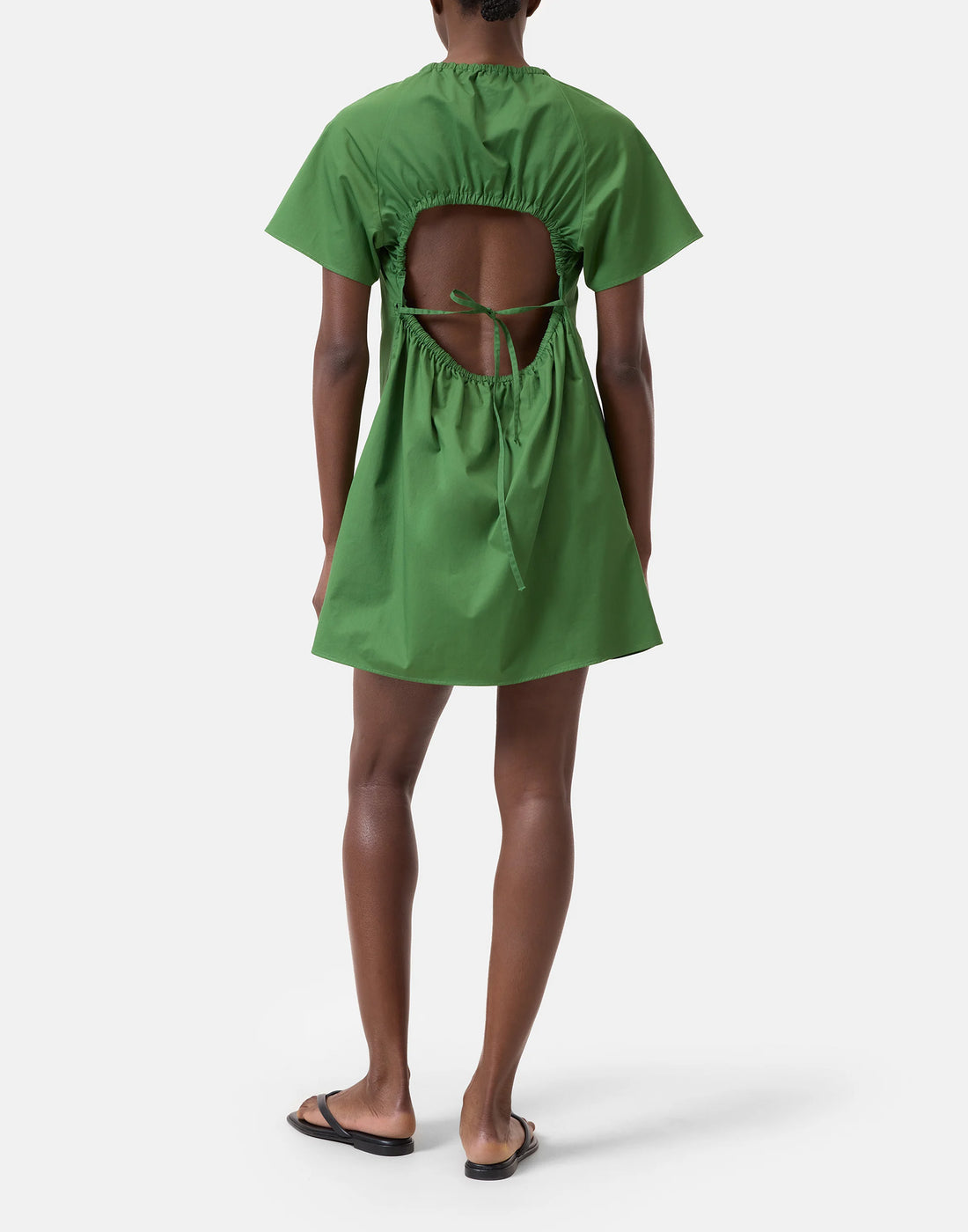 CLOSED Abito in Popeline di Cotone Matcha Green