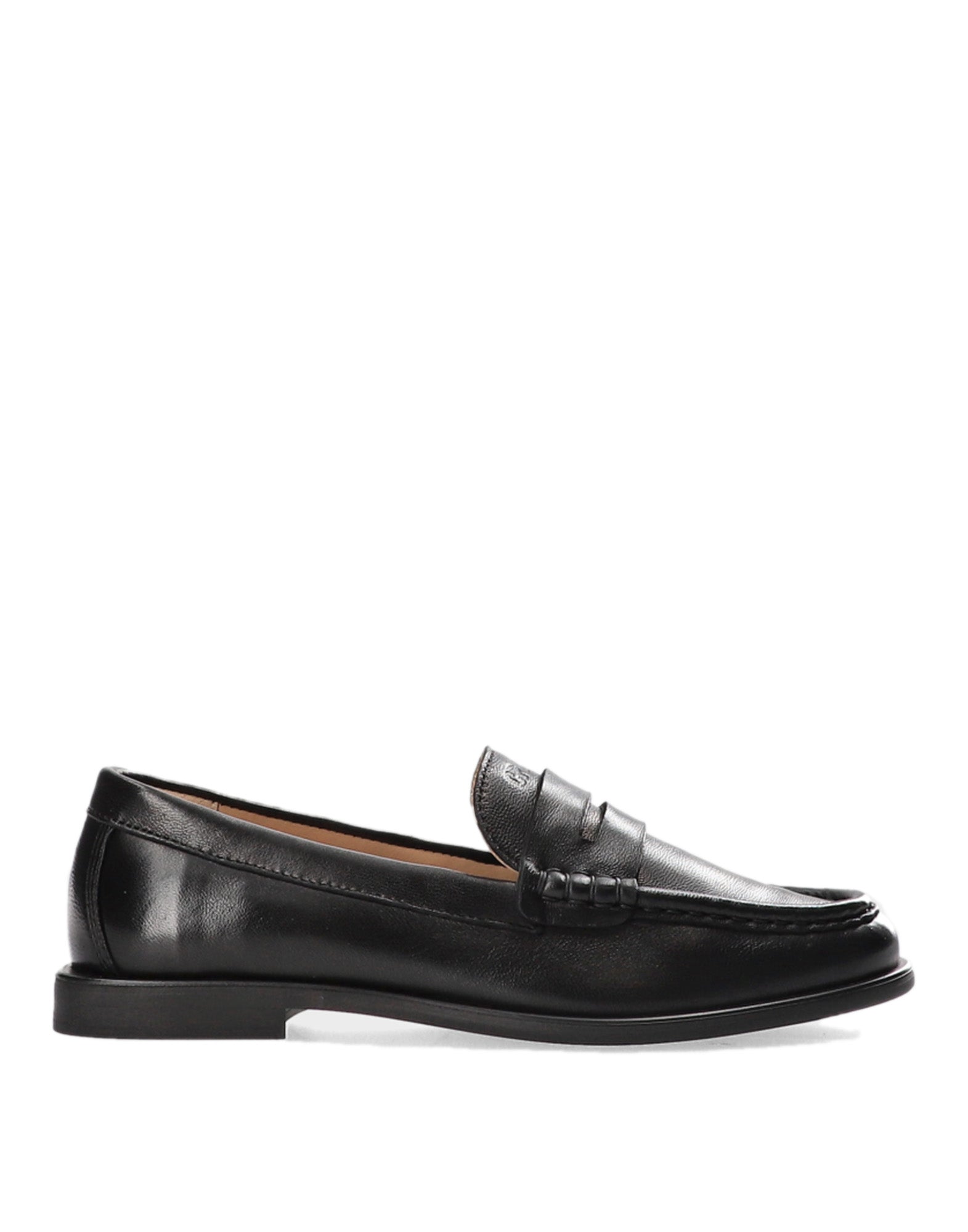 COPENHAGEN Mocassini Sleek in Pelle Liscia Neri