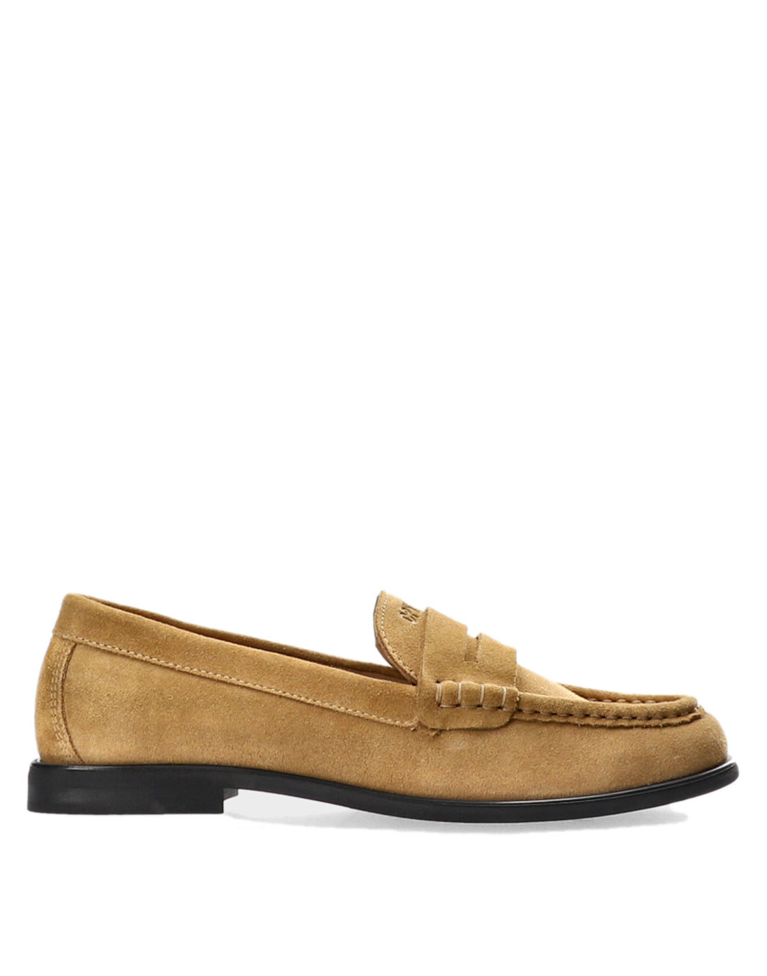 COPENHAGEN Mocassini Sleek in Suede Caramello