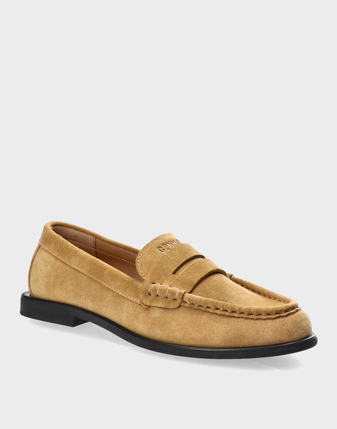 COPENHAGEN Mocassini Sleek in Suede Caramello